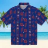 Chicago Cubs Hawaiian Shirt - Framed Floral Blue - Gift For Men, Women