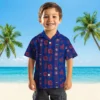Chicago Cubs Hawaiian Shirt - Framed Floral Blue - Gift For Men, Women