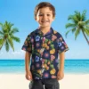 Chicago Cubs Hawaiian Shirt - Hibiscus And Fruit Navy Blue - Gift For Men, Women