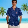 Chicago Cubs Hawaiian Shirt - Jungle Vibes Blue - Gift For Men, Women