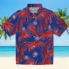 Chicago Cubs Hawaiian Shirt - Leafy Palms Blue - Gift For Men, Women