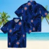 Chicago Cubs Hawaiian Shirt - Palm Leaf Blue - Gift For Men, Women