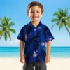 Chicago Cubs Hawaiian Shirt - Palm Leaf Blue - Gift For Men, Women
