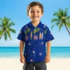 Chicago Cubs Hawaiian Shirt - Surfboard Palm Blue - Gift For Men, Women