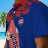 Chicago Cubs Hawaiian Shirt - Surfing Mickey Blue - Gift For Men, Women