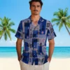 Chicago Cubs Hawaiian Shirt - Tribal Symbols Blue - Gift For Men, Women