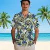 Chicago Cubs Hawaiian Shirt - Tropical Yoda Green Aloha Shirt