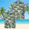 Chicago Cubs Hawaiian Shirt - Tropical Yoda Green Aloha Shirt
