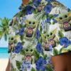 Chicago Cubs Hawaiian Shirt - Tropical Yoda Green Aloha Shirt
