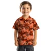 Cincinnati Bengals Hawaiian Shirt � Coastal Palms Orange, Casual Button Down For Men & Women