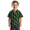 Cincinnati Bengals Hawaiian Shirt � Corn Motifs Black Green, Casual Button Down For Men & Women