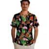 Cincinnati Bengals Hawaiian Shirt � Flamingo Foliage Orange Green, Casual Button Down For Men & Women