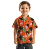 Cincinnati Bengals Hawaiian Shirt � Flamingo Leaf Motif Orange, Casual Button Down For Men & Women