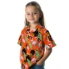 Cincinnati Bengals Hawaiian Shirt � Flamingo Leaves Orange, Casual Button Down For Men & Women