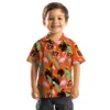 Cincinnati Bengals Hawaiian Shirt � Flamingo Leaves Orange, Casual Button Down For Men & Women