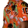 Cincinnati Bengals Hawaiian Shirt � Flamingo Leaves Orange, Casual Button Down For Men & Women
