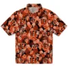 Cincinnati Bengals Hawaiian Shirt � Floral Pineapple Orange, Casual Button Down For Men & Women