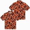 Cincinnati Bengals Hawaiian Shirt � Floral Pineapple Orange, Casual Button Down For Men & Women