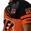 Cincinnati Bengals Hawaiian Shirt � Football Wave Orange Black, Casual Button Down For Men & Women