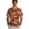 Cincinnati Bengals Hawaiian Shirt � Tropical Palms, Casual Button Down For Men & Women