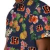 Cincinnati Bengals Hawaiian Shirt � Hibiscus And Fruit Navy Blue, Casual Button Down For Men & Women