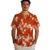 Cincinnati Bengals Hawaiian Shirt � Hibiscus Clusters Orange, Casual Button Down For Men & Women