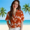 Cincinnati Bengals Hawaiian Shirt � Hibiscus Clusters Orange, Casual Button Down For Men & Women