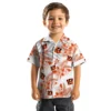 Cincinnati Bengals Hawaiian Shirt � Hibiscus Palm Leaves Orange White, Casual Button Down For Men & Women