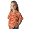 Cincinnati Bengals Hawaiian Shirt � Leafy Pattern Orange, Casual Button Down For Men & Women