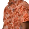 Cincinnati Bengals Hawaiian Shirt � Leafy Pattern Orange, Casual Button Down For Men & Women