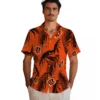 Cincinnati Bengals Hawaiian Shirt � Palm Leaf Orange, Casual Button Down For Men & Women