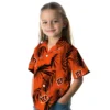 Cincinnati Bengals Hawaiian Shirt � Palm Leaf Orange, Casual Button Down For Men & Women