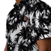 Cincinnati Bengals Hawaiian Shirt � Palm Motifs Black White, Casual Button Down For Men & Women