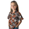 Cincinnati Bengals Hawaiian Shirt � Palm Pattern Orange Black, Casual Button Down For Men & Women