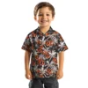 Cincinnati Bengals Hawaiian Shirt � Palm Pattern Orange Black, Casual Button Down For Men & Women