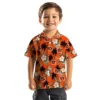 Cincinnati Bengals Hawaiian Shirt � Palm Tree Flower Orange, Casual Button Down For Men & Women