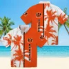 Cincinnati Bengals Hawaiian Shirt � Palm Trees Orange White, Casual Button Down For Men & Women