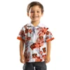 Cincinnati Bengals Hawaiian Shirt � Patriotic Hibiscus Design Orange White, Casual Button Down For Men & Women