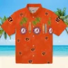 Cincinnati Bengals Hawaiian Shirt � Surfboard Palm Orange, Casual Button Down For Men & Women