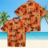 Cincinnati Bengals Hawaiian Shirt � Tribal Symbols Orange, Casual Button Down For Men & Women