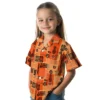 Cincinnati Bengals Hawaiian Shirt � Tribal Symbols Orange, Casual Button Down For Men & Women