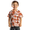 Cincinnati Bengals Hawaiian Shirt � Tropical Plants Orange White, Casual Button Down For Men & Women