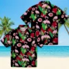 Cincinnati Reds Hawaiian Shirt - Flamingo Foliage Red Green Aloha Shirt