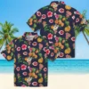 Cincinnati Reds Hawaiian Shirt - Hibiscus And Fruit Navy Blue Aloha Shirt