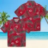Cincinnati Reds Hawaiian Shirt - Leafy Palms Red Aloha Shirt