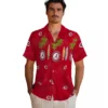 Cincinnati Reds Hawaiian Shirt - Surfboard Palm Red Aloha Shirt