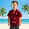Cincinnati Reds Hawaiian Shirt - Tropical Patchwork Red Black Aloha Shirt