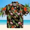 Cleveland Browns Hawaiian Shirt � Flamingo Leaves Brown, Casual Button Down For Men & Women