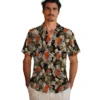 Cleveland Browns Hawaiian Shirt � Floral Pineapple Brown, Casual Button Down For Men & Women