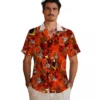 Cleveland Browns Hawaiian Shirt � Floral Toucan Brown Red, Casual Button Down For Men & Women